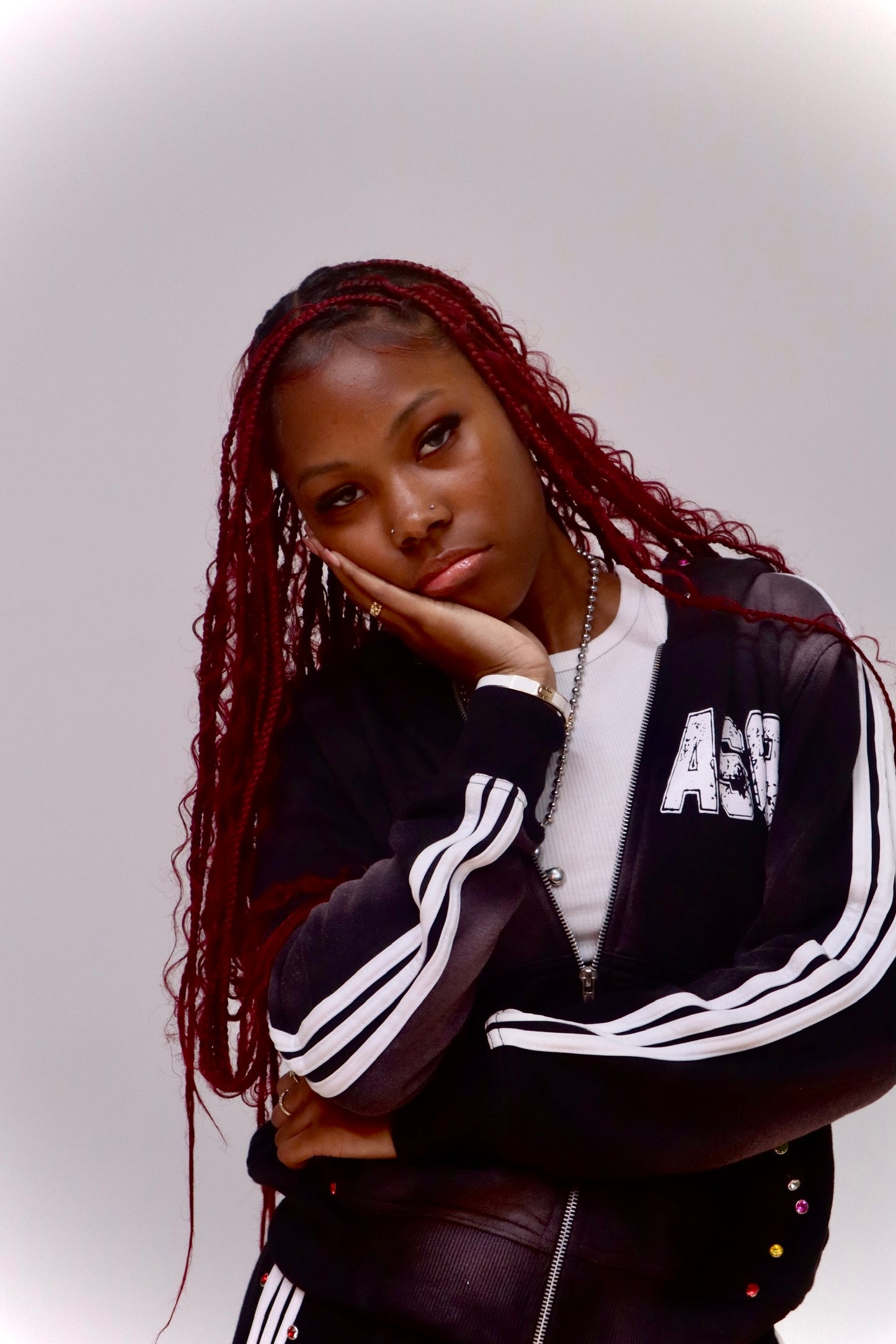 Asobi Rhinestone Zipup