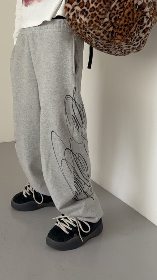 Calligraphy sweats