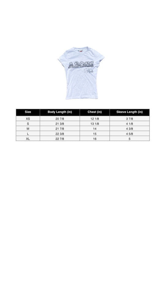 Asobi noir baby tee